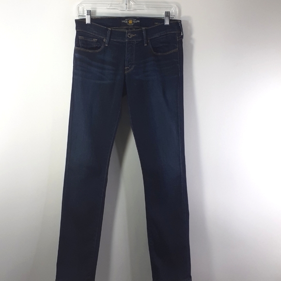 Lucky Brand Cate Stacked Skinny Dark Wash Blue Jeans Size 2/26 7W11463 - Picture 4 of 16
